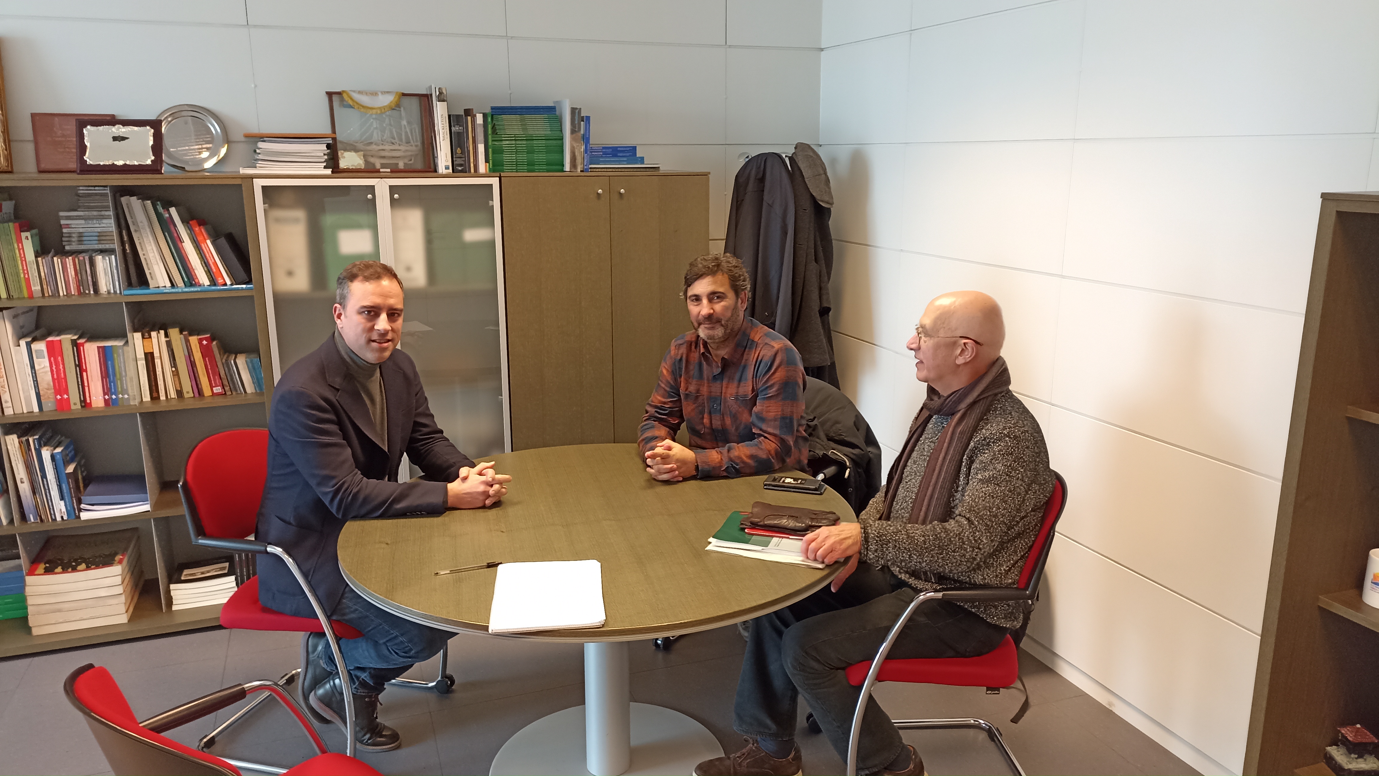 Reunión con la Fundación Juan Muñiz Zapico