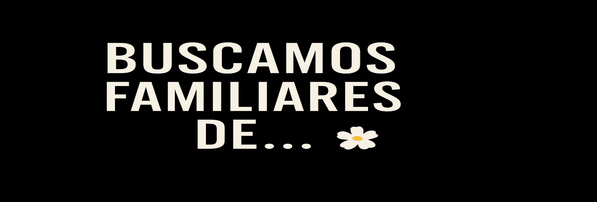 Búsqueda de familiares