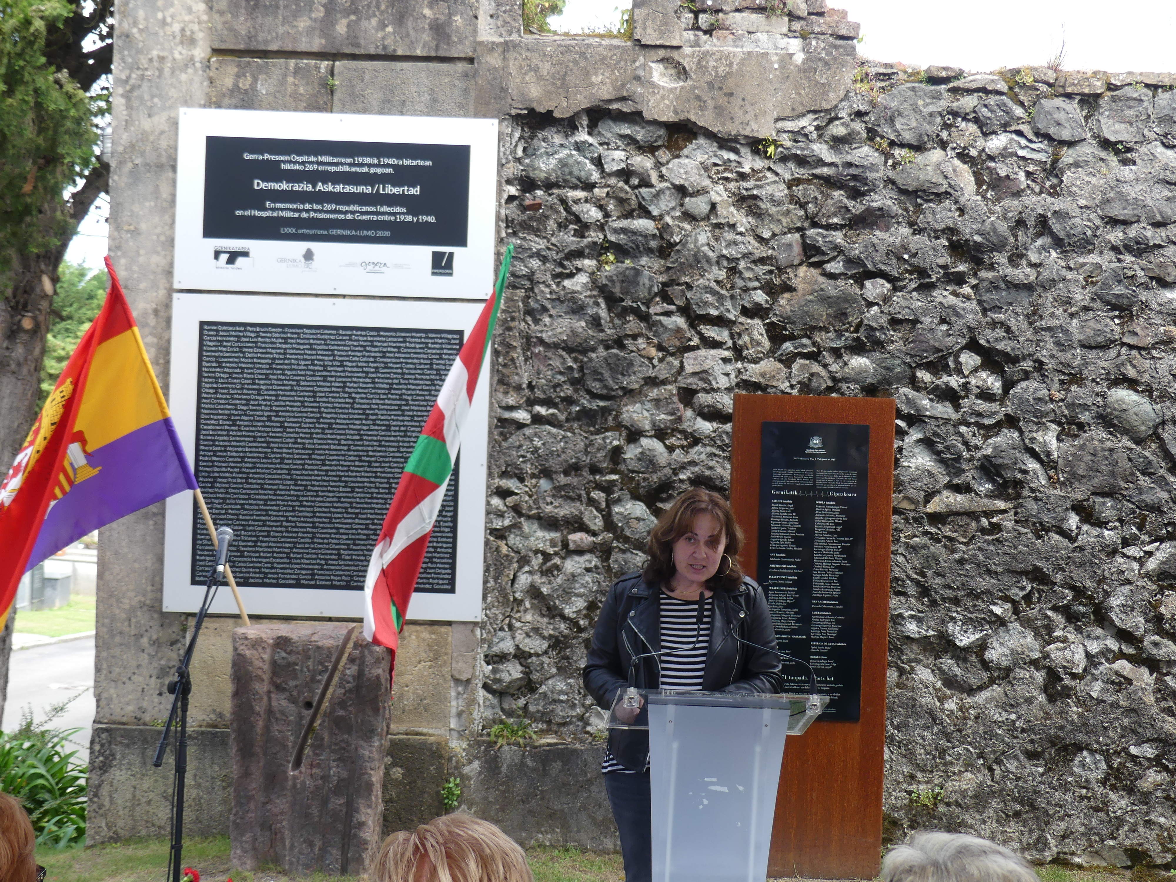 Intervención de Encarnación Vicente en el acto